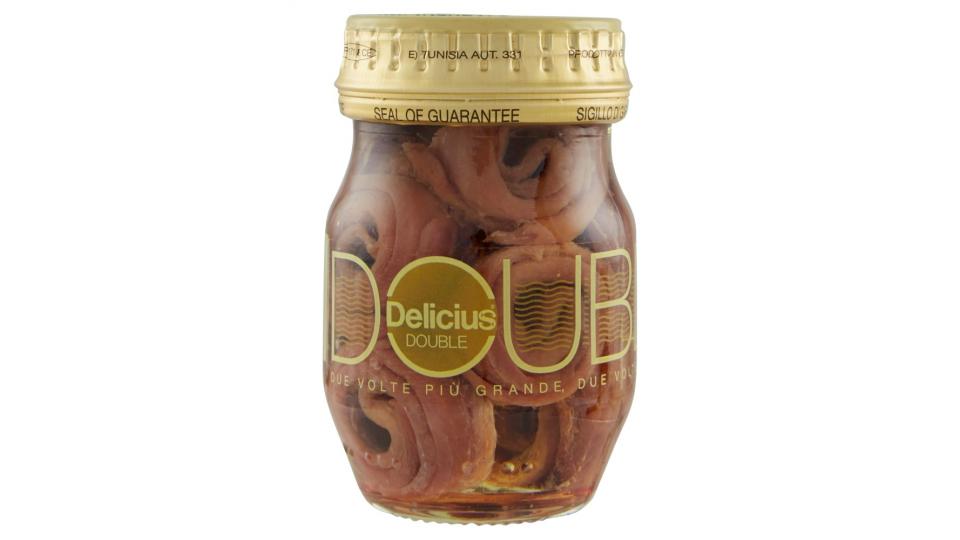 Delicius Double Filetti di Alici in olio di oliva (43%)
