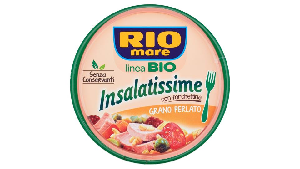 Rio mare Insalatissime linea Bio Grano Perlato con Olive, Pomodorini e olio EVO biologici