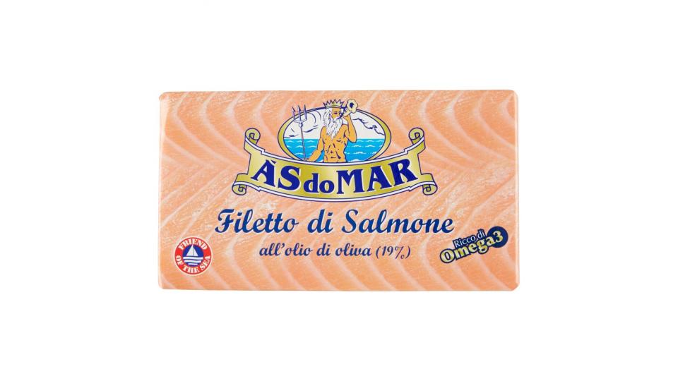 Asdomar Filetto di Salmone all'olio di oliva (19%)