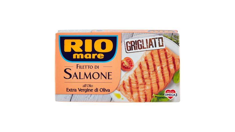 Rio mare Filetto di Salmone all'olio Extra Vergine di Oliva Grigliato