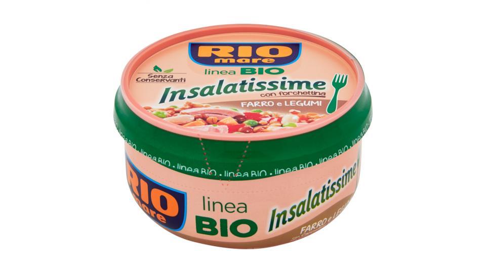 Rio mare Insalatissime linea Bio Farro e Legumi con Cannellini Lenticchie e olio EVO biologici