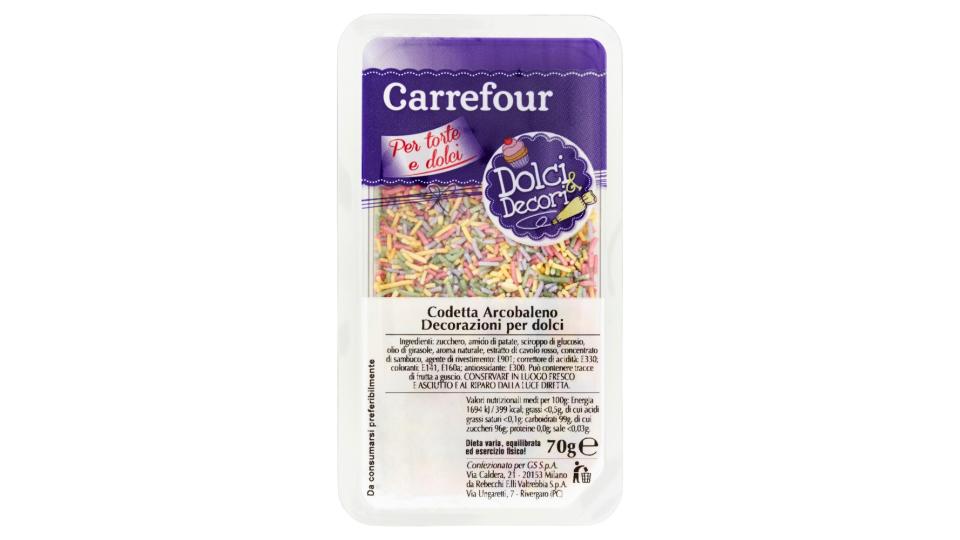 Carrefour Dolci & Decori Codetta Arcobaleno