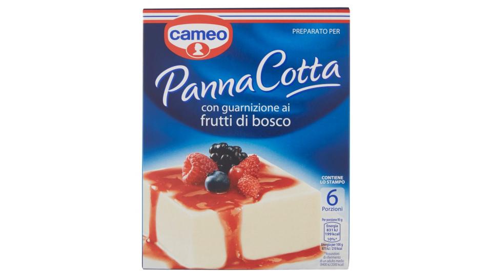 cameo Panna cotta frutti di bosco