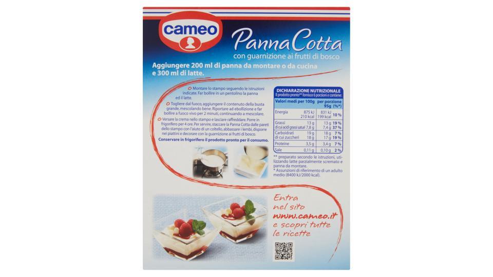 cameo Panna cotta frutti di bosco