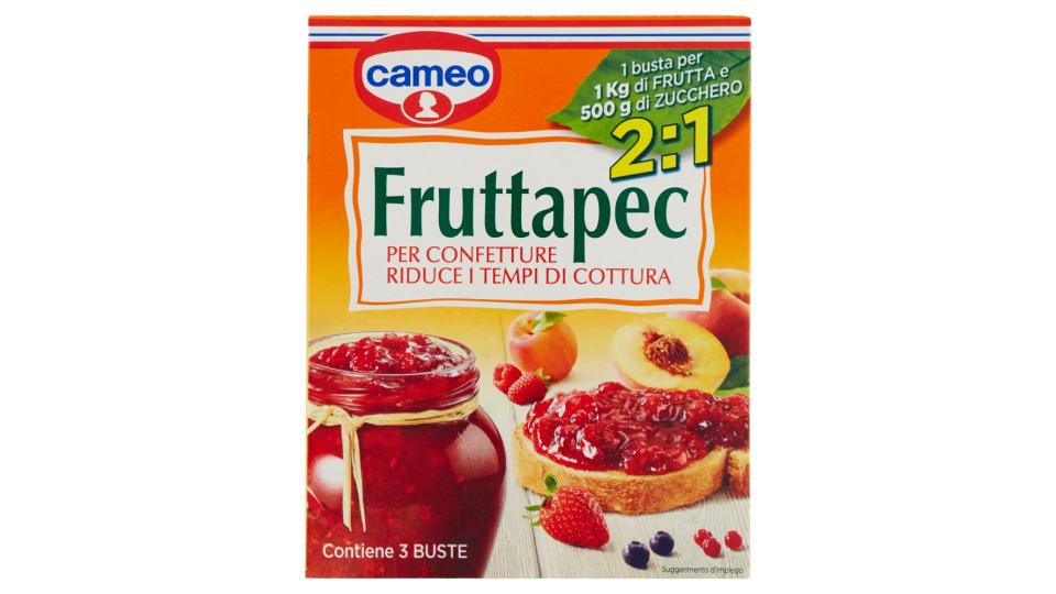 Cameo fruttapec 2:1 3pezzi