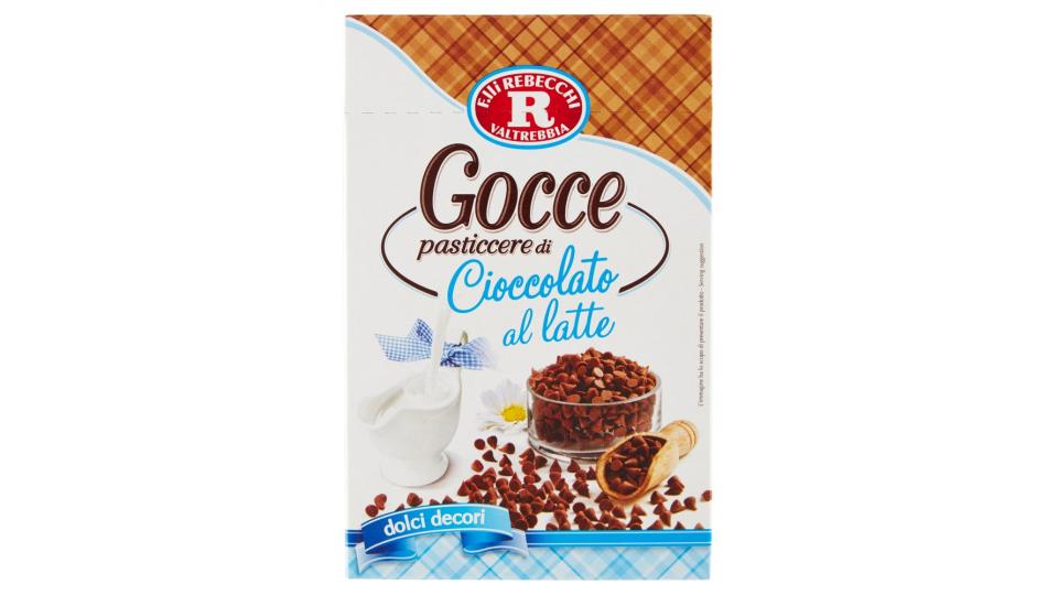 F.lli Rebecchi Valtrebbia dolci decori Gocce pasticcere di Cioccolato al latte