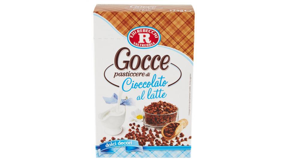 F.lli Rebecchi Valtrebbia dolci decori Gocce pasticcere di Cioccolato al latte