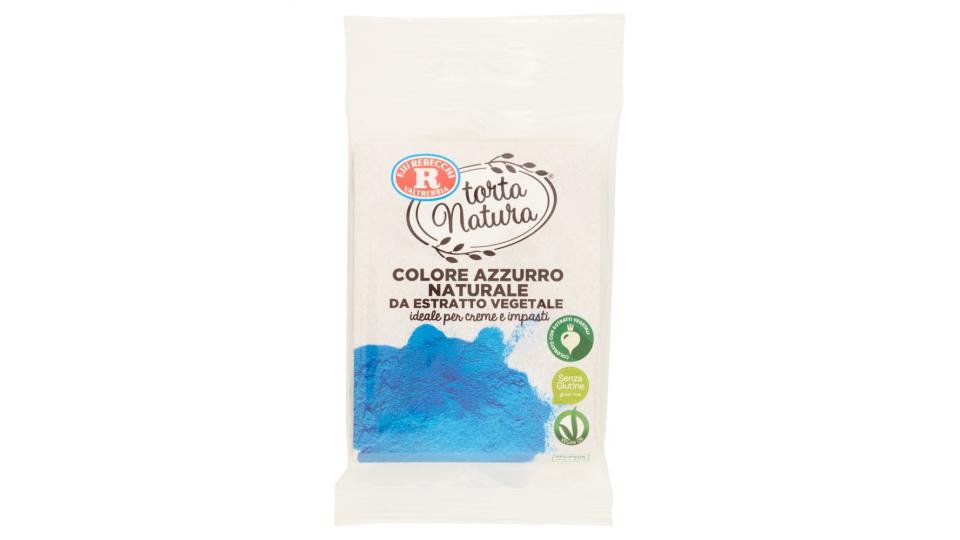 F.lli Rebecchi Valtrebbia torta Natura Colore Azzurro Naturale da Estratto Vegetale