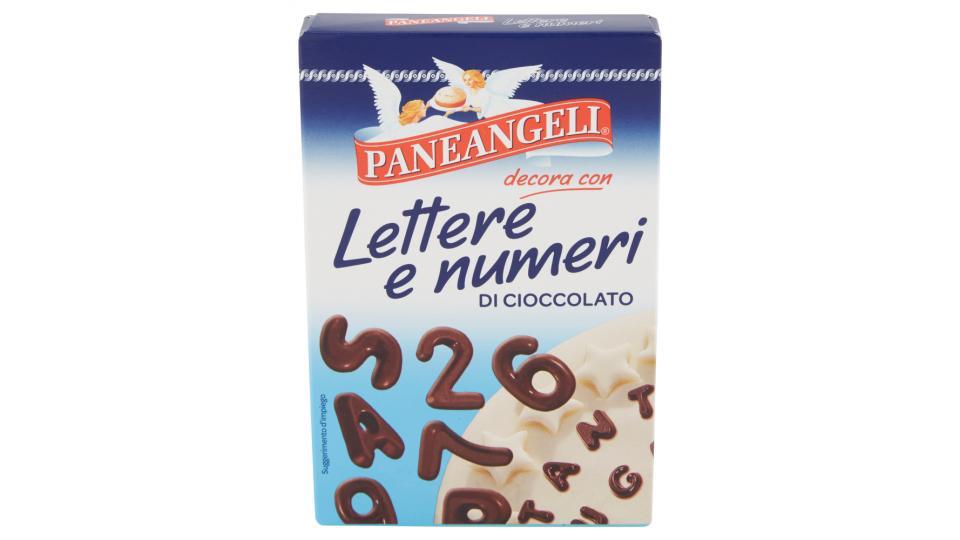 Paneangeli Lettere e numeri di cioccolato