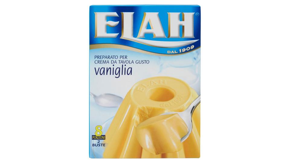 Elah Preparato per crema da tavola gusto vaniglia