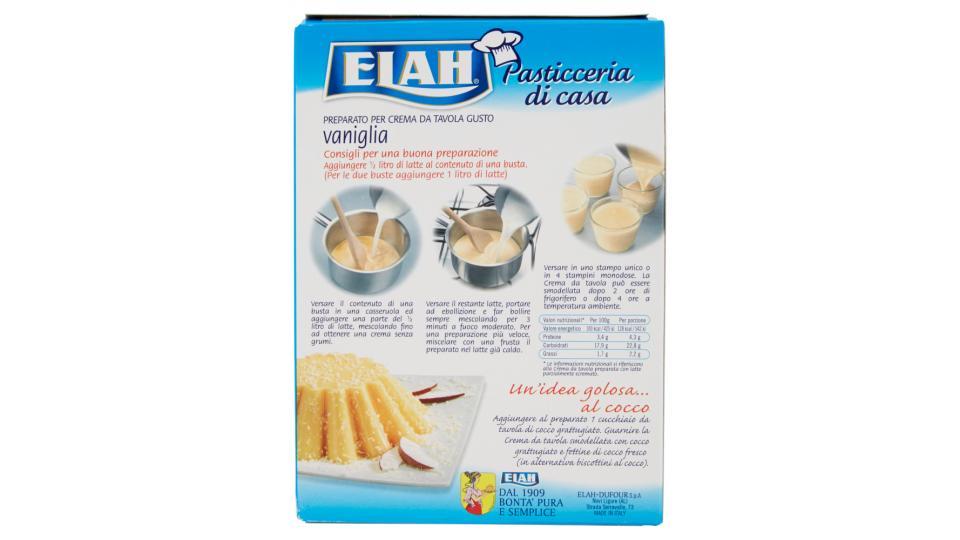 Elah Preparato per crema da tavola gusto vaniglia