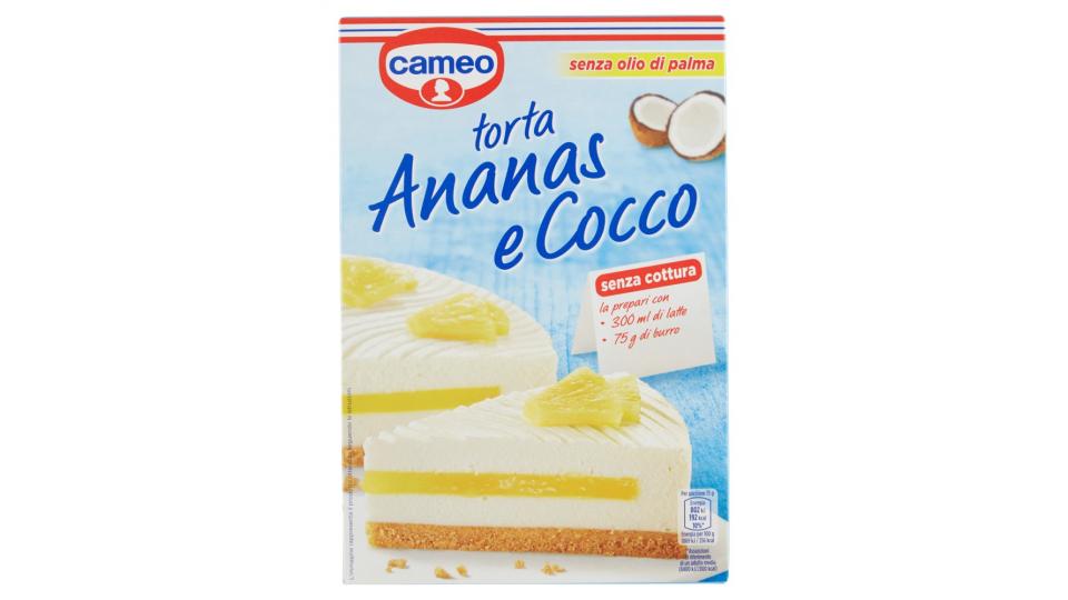 cameo torta Ananas e Cocco