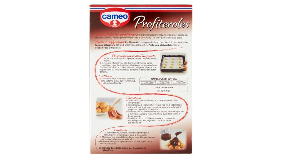 cameo Profiteroles