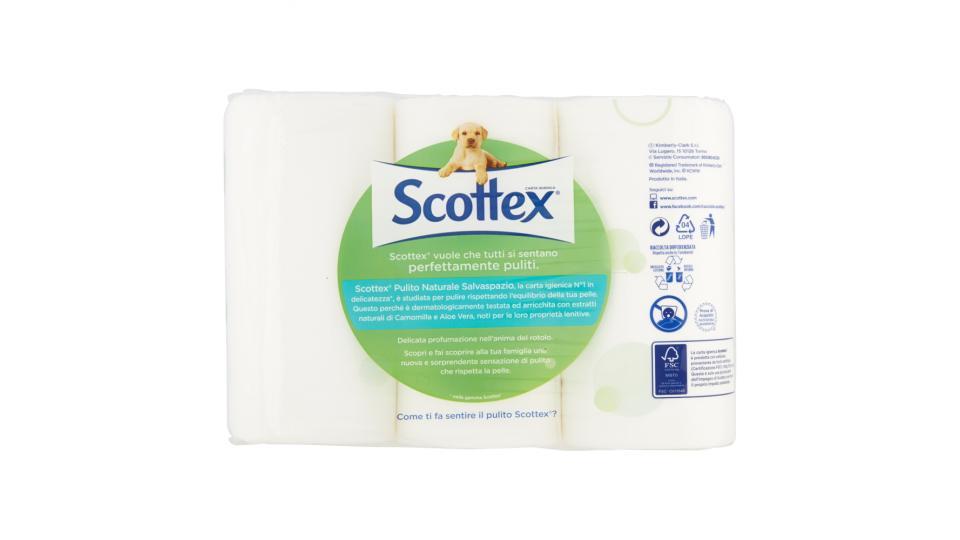 Scottex Pulito Naturale Rotoli Salvaspazio