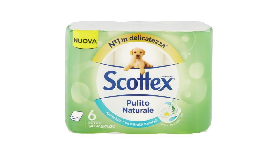 Scottex Pulito Naturale Rotoli Salvaspazio