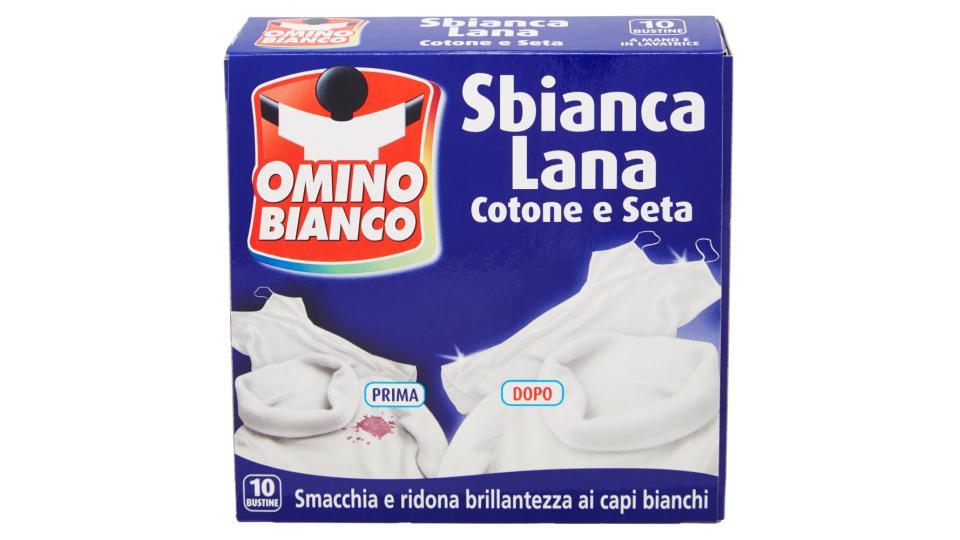 Omino Bianco Sbianca Lana Cotone e Seta