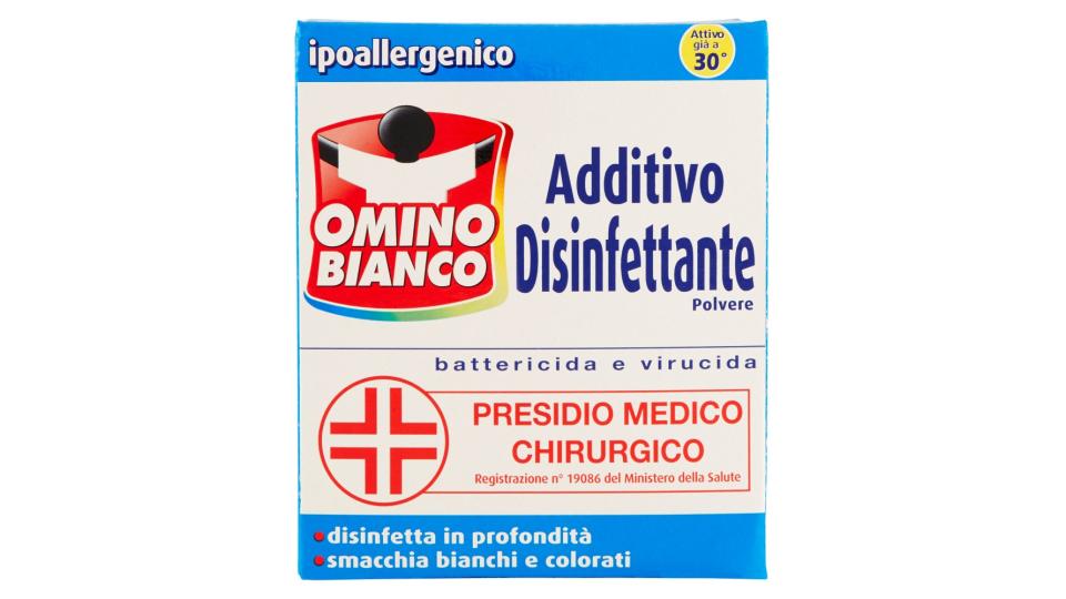 Omino Bianco Additivo Disinfettante Polvere