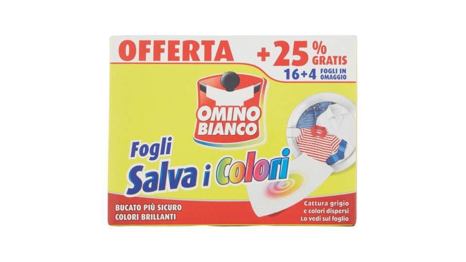 Omino Bianco Fogli Salva i Colori