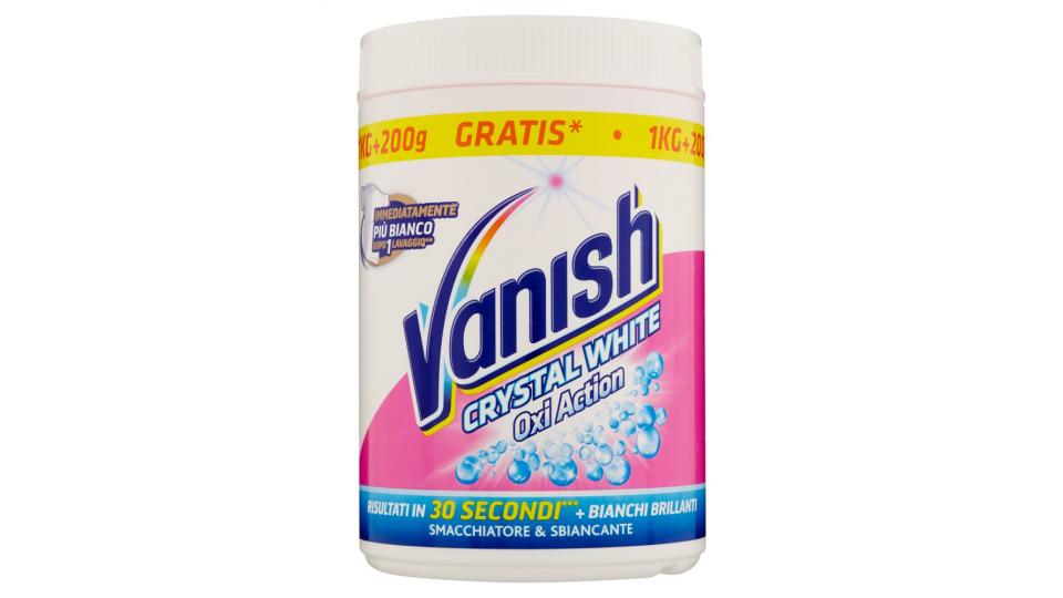 Vanish Oxi Action Crystal White Smacchiatore & Sbiancante 1 kg +