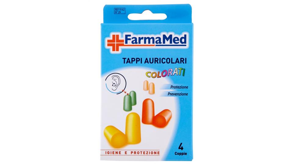 FarmaMed Igiene e Protezione Tappi Auricolari Colorati