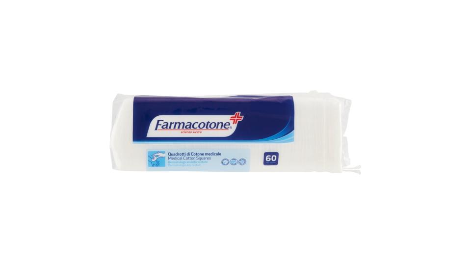 Farmacotone Quadrotti di Cotone medicale 75x75mm