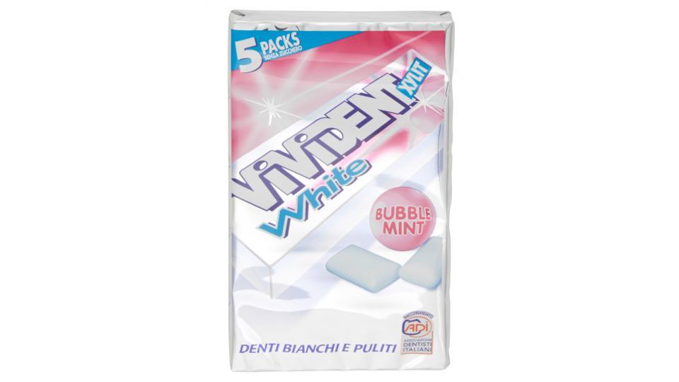 Vivident Xylit white bubble mint 5 packs