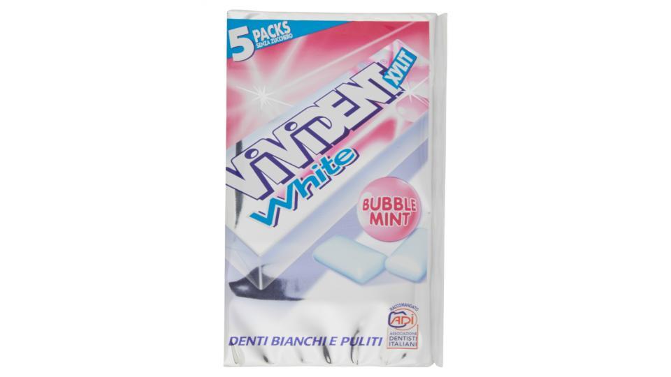 Vivident Xylit white bubble mint 5 packs