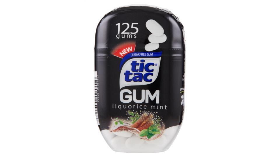 tic tac Gum liquorice mint 125 gums