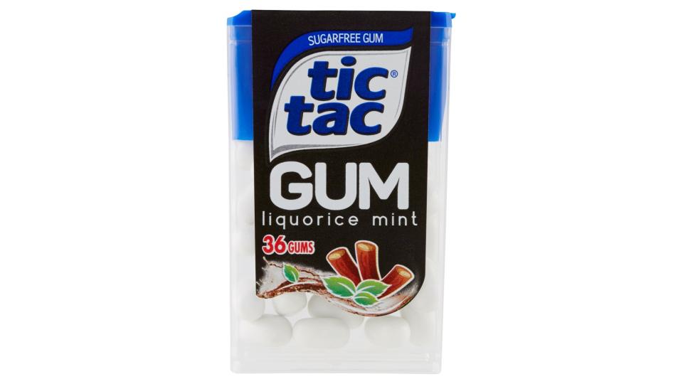 tic tac Gum liquorice mint 36 Gums