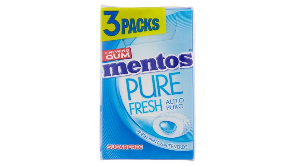 mentos Pure Fresh 45 min Fresh Mint con Tè Verde