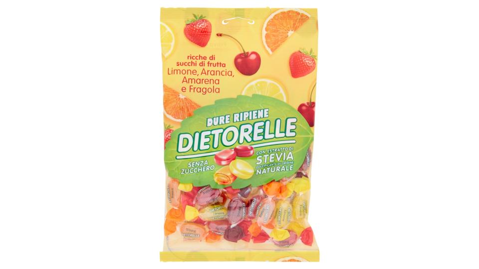 Dietorelle Dure Ripiene Limone, Arancia, Amarena e Fragola