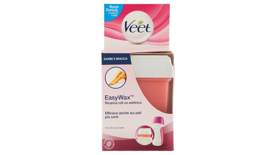 Veet EasyWax Ricarica roll-on elettrico per tutti i tipi di pelle