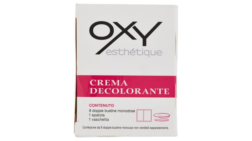 Oxy esthétique Crema Decolorante 8 kit monouso in bustine pre-dosate