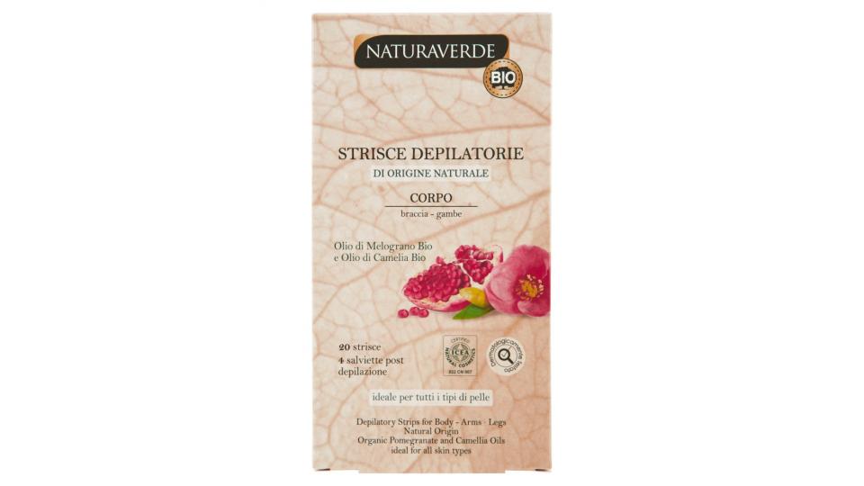 Naturaverde Bio Strisce Depilatorie Corpo braccia - gambe