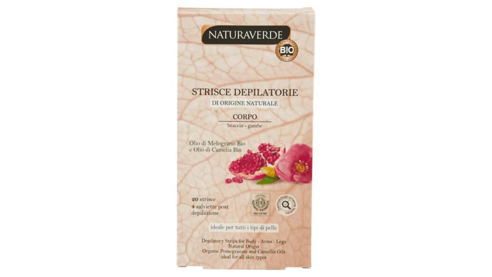 Naturaverde Bio Strisce Depilatorie Corpo braccia - gambe