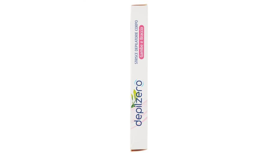 Depilzero Strisce depilatorie gambe e braccia 22 strisce +