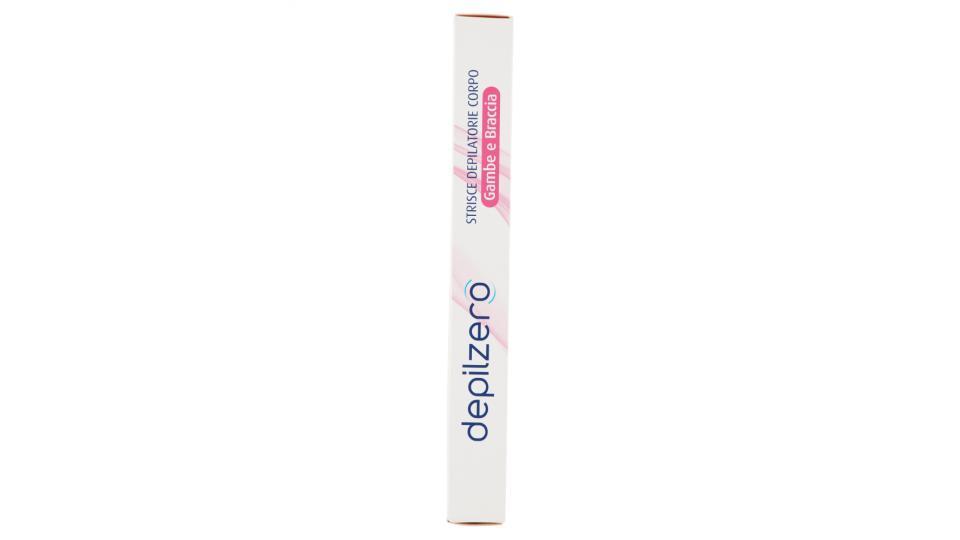 Depilzero Strisce depilatorie gambe e braccia 22 strisce +