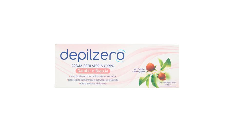 Depilzero Crema depilatoria corpo gambe e braccia