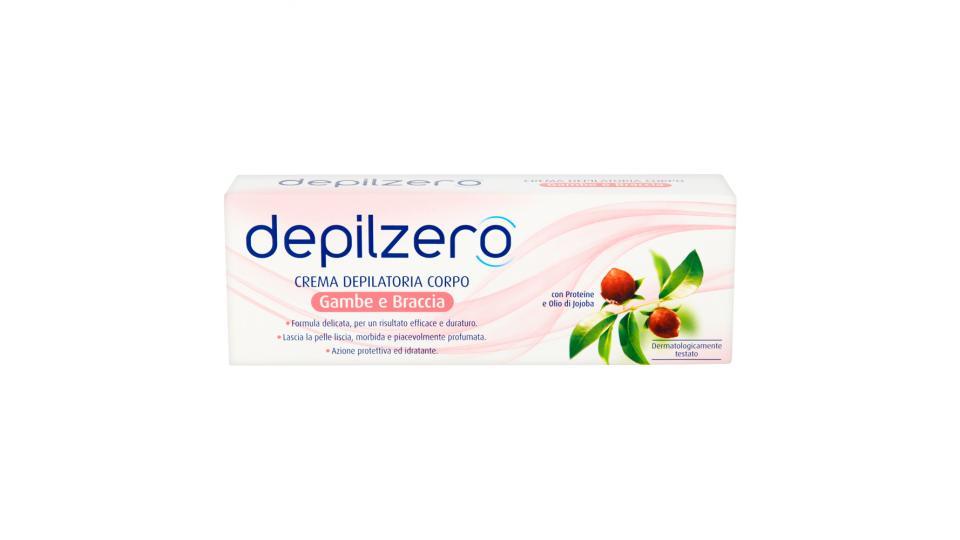 Depilzero Crema depilatoria corpo gambe e braccia