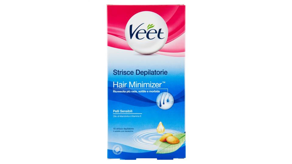 Veet Strisce Depilatorie Hair Minimizer Pelli Sensibili