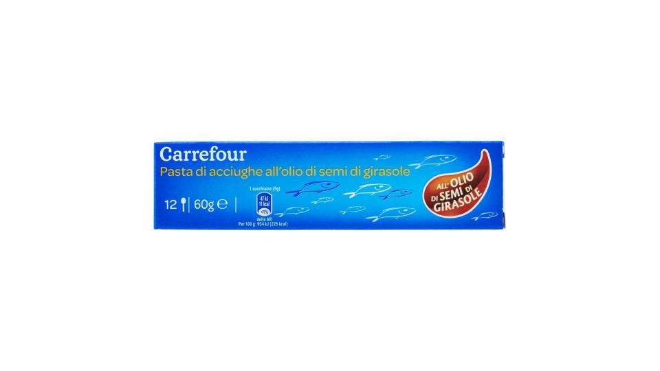 Carrefour Pasta di acciughe all'olio di semi di girasole