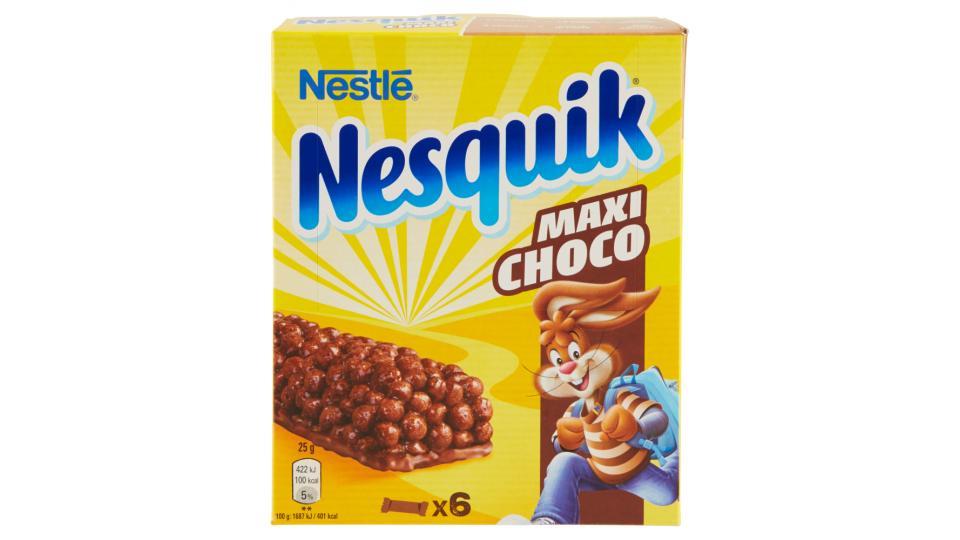 NESQUIK MAXICHOCO Barretta di cereali integrali al cioccolato