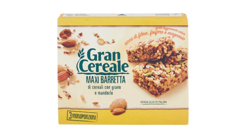 Gran Cereale Maxi Barretta di cereali con grano e mandorle