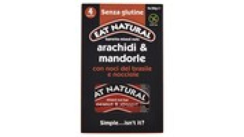 Eat Natural barrette mixed nuts arachidi & mandorle con noci del brasile e nocciole