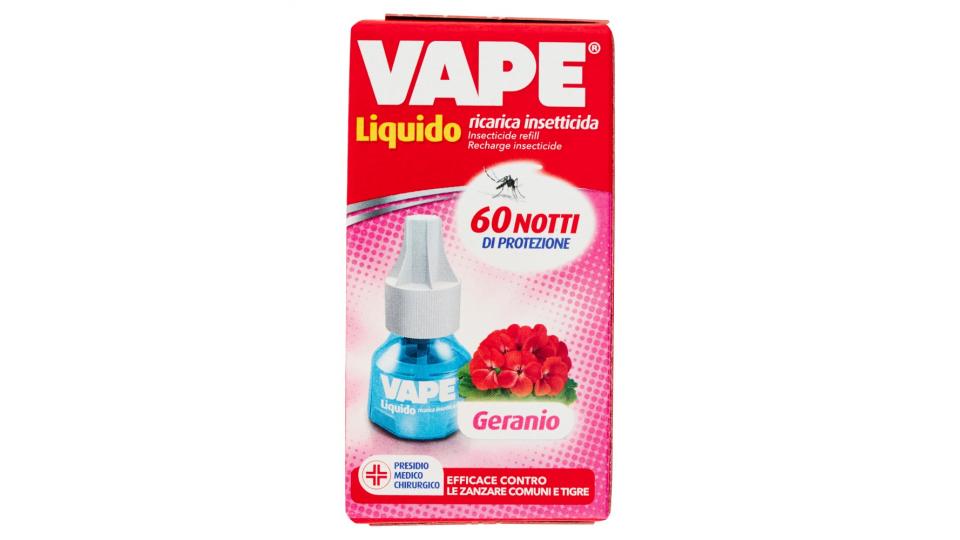 VAPE Liquido Magic "e" ricarica insetticida Geranio