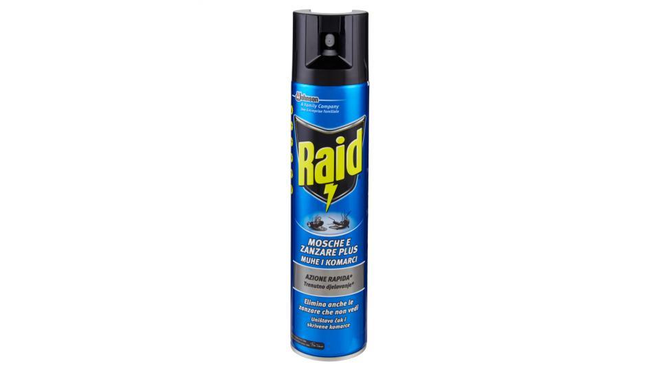 Raid Mosche e Zanzare Plus