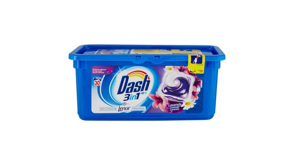 Dash Pods 3in1 Detersivo Monodose Lavanda