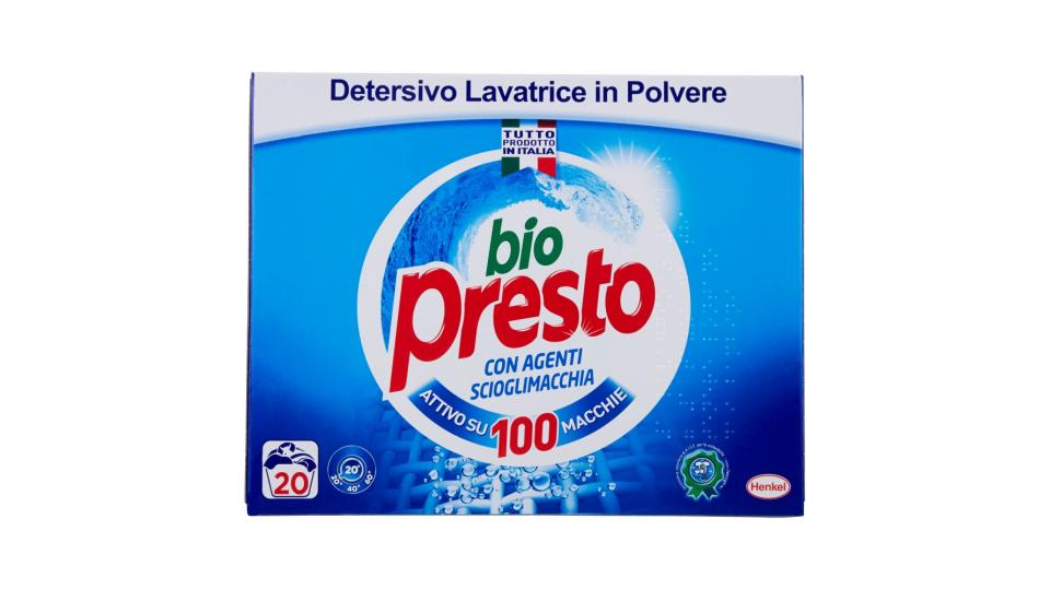 BIO PRESTO Detersivo Lavatrice in Polvere