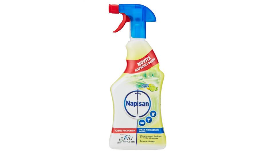 Napisan Extra Protection Spray Igienizzante Bagno Limone e Menta