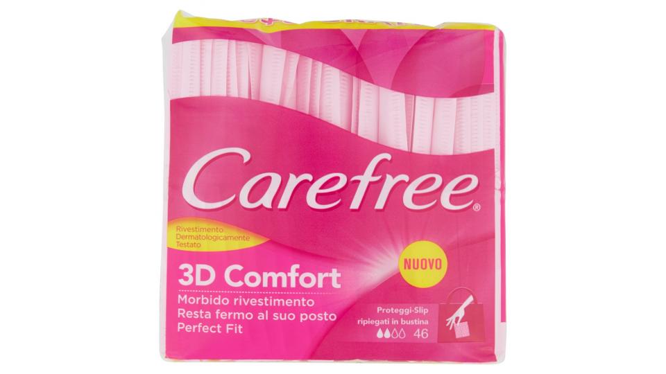 Carefree 3D Comfort Proteggi-Slip ripiegati in bustina